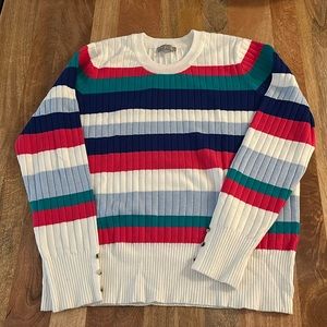 Evolution by Cyrus throwback colors sweater size XXL